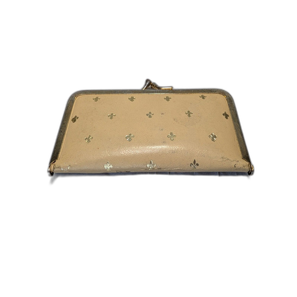 Vintage 1950s Travel Manicure Kit | Kiss Lock Clasp Case with Red Velvet Lining